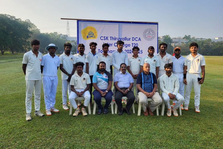 13-02-2025 CSK-Magna–Thiruvallur DCA Inter – Collegiate T20 (Knockout) Cricket Tournament 2024-25